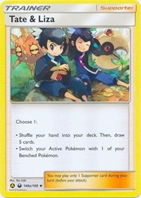 Tate & Liza (148a/168) (Alternate Art Promo) (Battle Arena Deck Exclusive) [Sun & Moon: Celestial Storm] | Event Horizon Hobbies CA