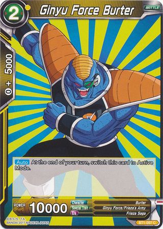 Ginyu Force Burter (BT1-097) [Galactic Battle] | Event Horizon Hobbies CA