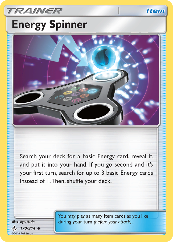 Energy Spinner (170/214) [Sun & Moon: Unbroken Bonds] | Event Horizon Hobbies CA