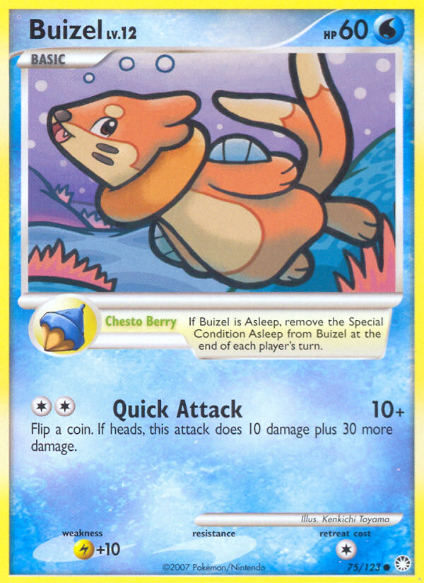 Buizel (75/123) [Diamond & Pearl: Mysterious Treasures] | Event Horizon Hobbies CA