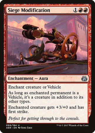 Siege Modification [Aether Revolt] | Event Horizon Hobbies CA