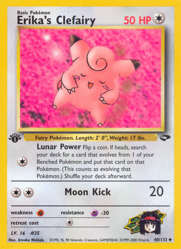 Erika's Clefairy (40/132) [Gym Challenge 1st Edition] | Event Horizon Hobbies CA