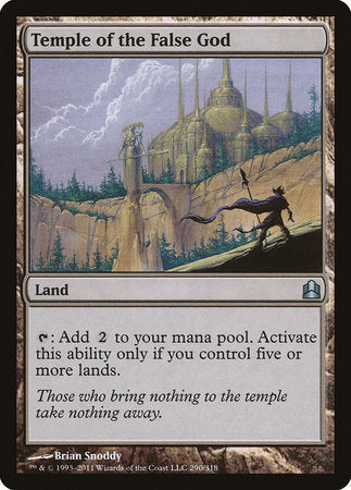 Temple of the False God [Commander 2011]