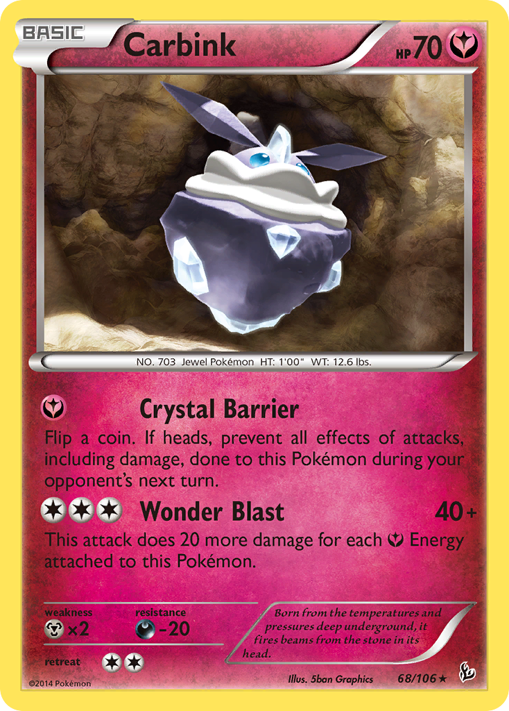 Carbink (68/106) [XY: Flashfire] | Event Horizon Hobbies CA