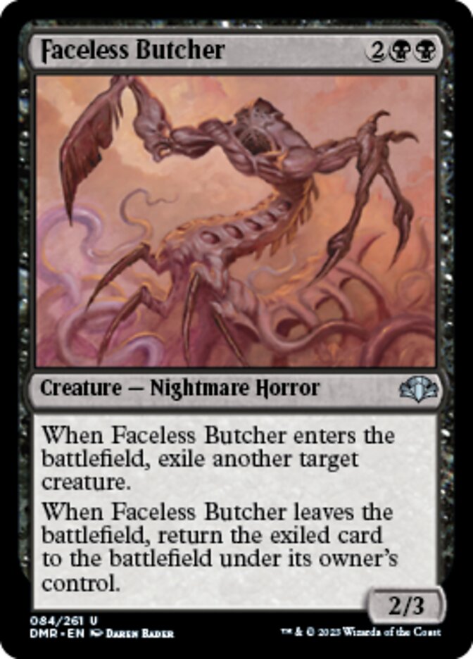 Faceless Butcher [Dominaria Remastered] | Event Horizon Hobbies CA