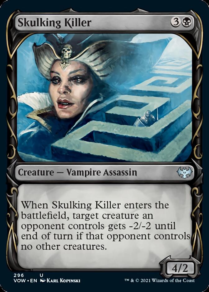 Skulking Killer (Showcase Fang Frame) [Innistrad: Crimson Vow] | Event Horizon Hobbies CA