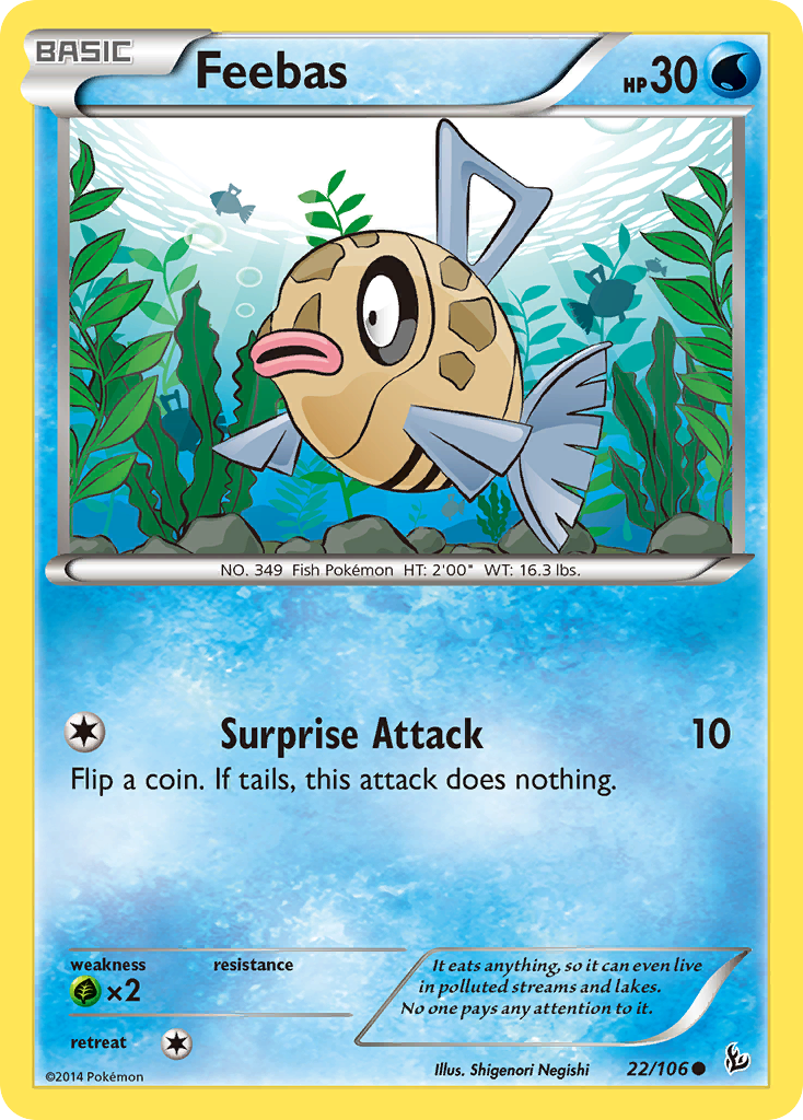 Feebas (22/106) [XY: Flashfire] | Event Horizon Hobbies CA