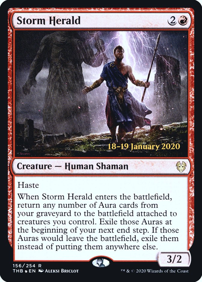 Storm Herald [Theros Beyond Death Prerelease Promos] | Event Horizon Hobbies CA