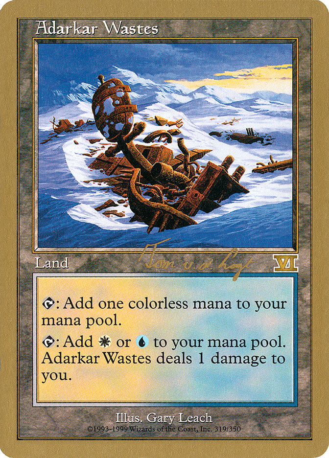 Adarkar Wastes (Tom van de Logt) [World Championship Decks 2000] | Event Horizon Hobbies CA