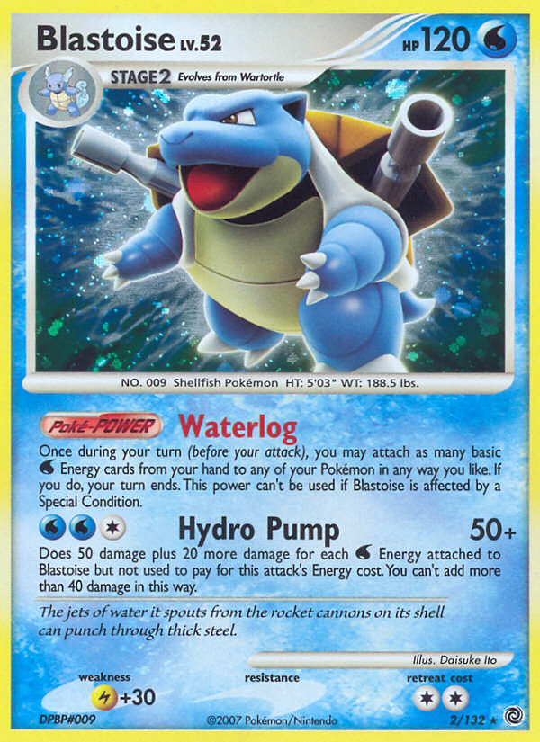 Blastoise (2/132) [Diamond & Pearl: Secret Wonders] | Event Horizon Hobbies CA