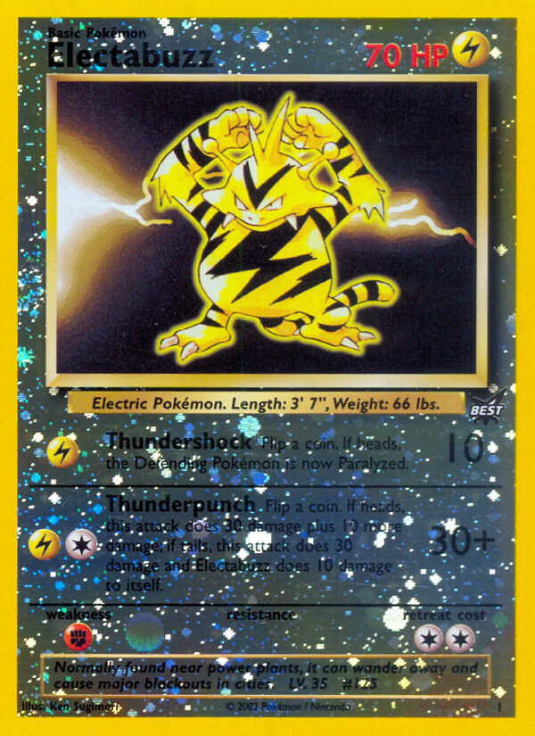 Electabuzz (1) [Best of Promos] | Event Horizon Hobbies CA