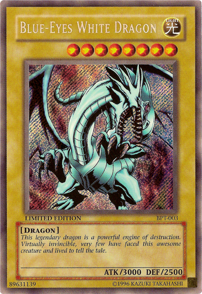 Blue-Eyes White Dragon [BPT-003] Secret Rare | Event Horizon Hobbies CA