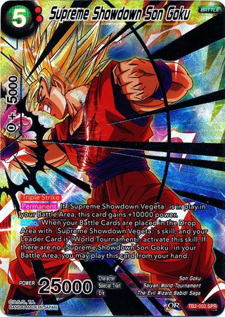 Supreme Showdown Son Goku (SPR) (TB2-002) [World Martial Arts Tournament] | Event Horizon Hobbies CA