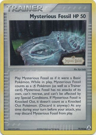 Mysterious Fossil (79/92) (Stamped) [EX: Legend Maker] | Event Horizon Hobbies CA