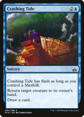 Crashing Tide [Rivals of Ixalan] | Event Horizon Hobbies CA