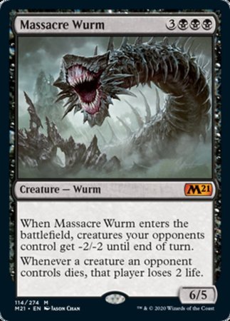 Massacre Wurm [Core Set 2021] | Event Horizon Hobbies CA