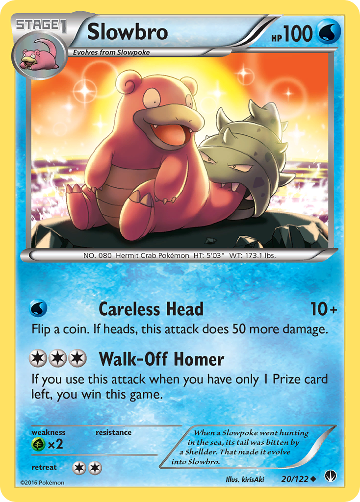 Slowbro (20/122) [XY: BREAKpoint] | Event Horizon Hobbies CA