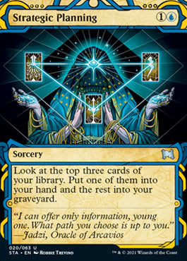 Strategic Planning (Etched Foil) [Strixhaven Mystical Archive]