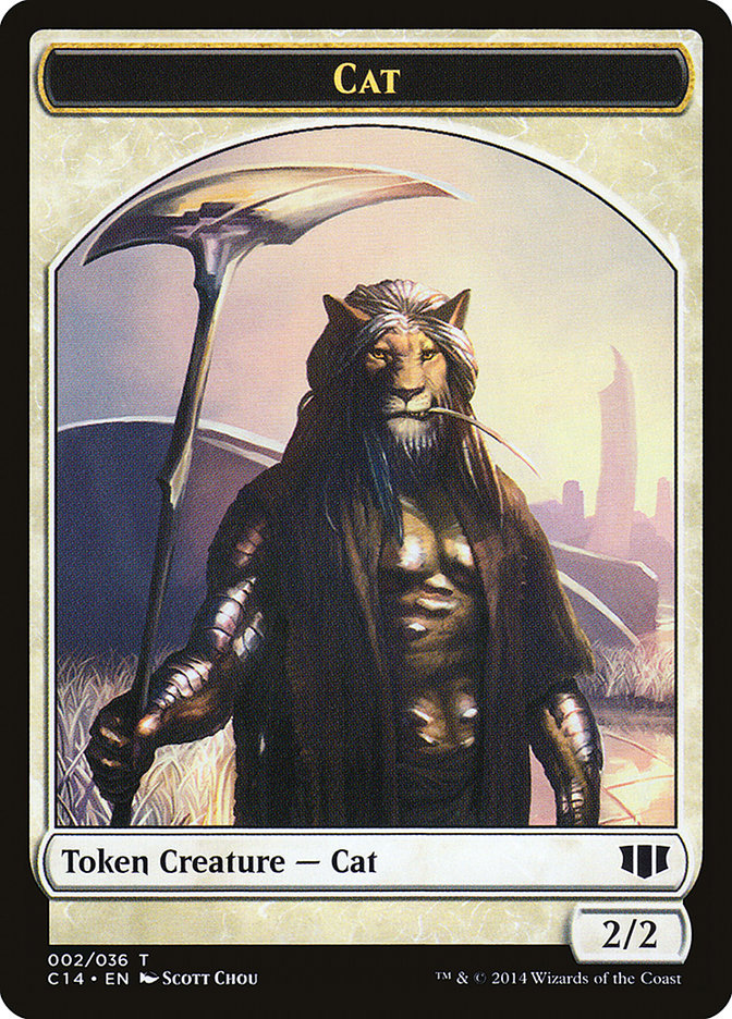 Angel // Cat Double-sided Token [Commander 2014 Tokens] | Event Horizon Hobbies CA