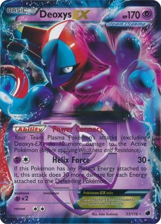 Deoxys EX (53/116) (Jumbo Card) [Black & White: Plasma Freeze] | Event Horizon Hobbies CA