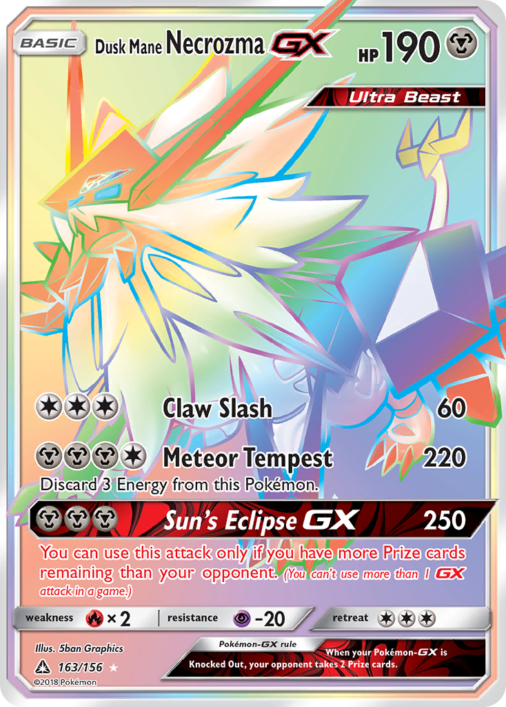 Dusk Mane Necrozma GX (163/156) [Sun & Moon: Ultra Prism] | Event Horizon Hobbies CA