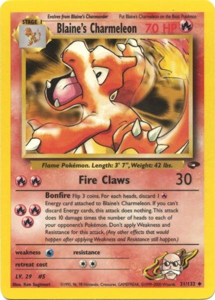 Blaine's Charmeleon (31/132) [Gym Challenge Unlimited] | Event Horizon Hobbies CA