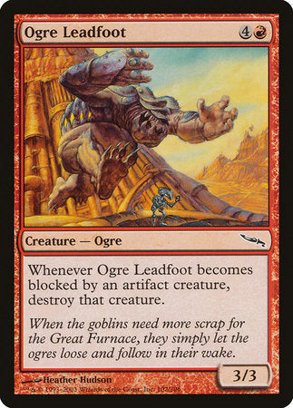 Ogre Leadfoot [Mirrodin] | Event Horizon Hobbies CA