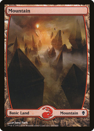 Mountain (243) - Full Art [Zendikar]