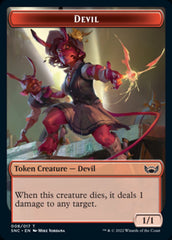 Devil // Spirit Double-sided Token [Streets of New Capenna Tokens] | Event Horizon Hobbies CA
