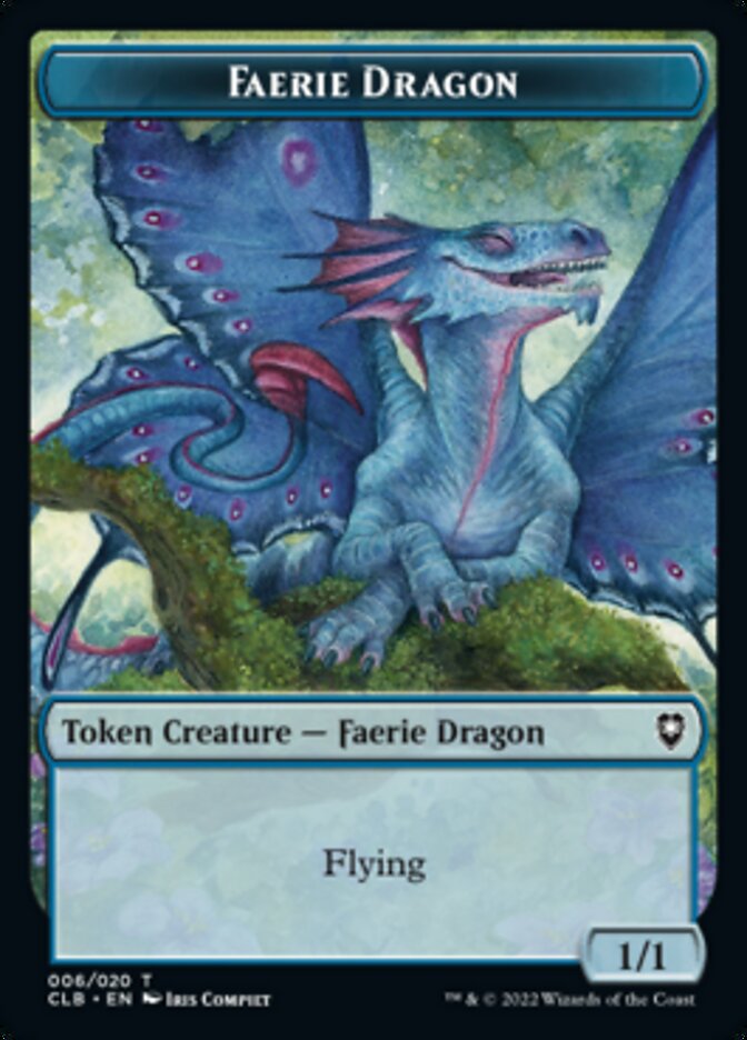 Faerie Dragon Token [Commander Legends: Battle for Baldur's Gate Tokens] | Event Horizon Hobbies CA