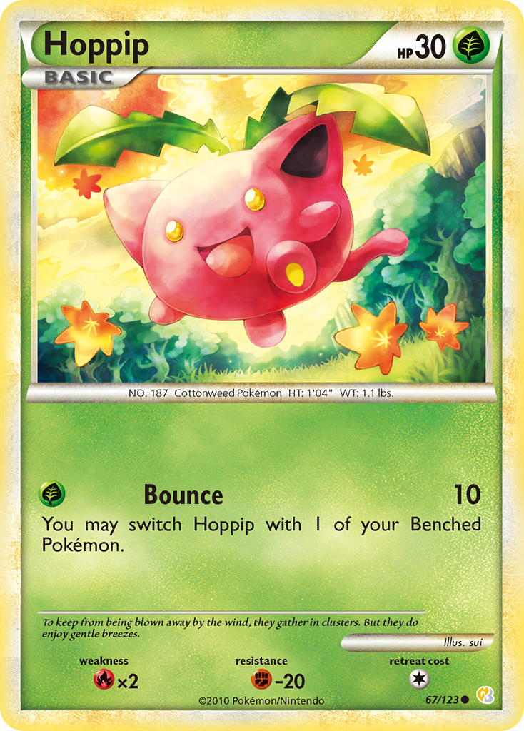 Hoppip (67/123) [HeartGold & SoulSilver: Base Set] | Event Horizon Hobbies CA