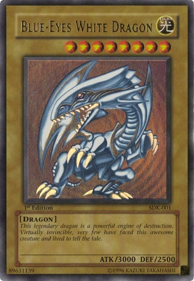 Blue-Eyes White Dragon [SDK-001] Ultra Rare | Event Horizon Hobbies CA