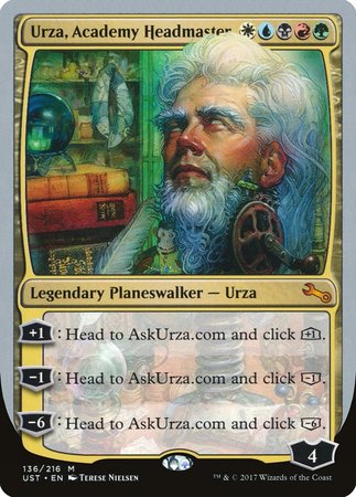 Urza, Academy Headmaster [Unstable] | Event Horizon Hobbies CA