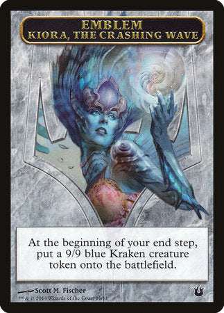 Emblem - Kiora, the Crashing Wave [Born of the Gods Tokens] | Event Horizon Hobbies CA