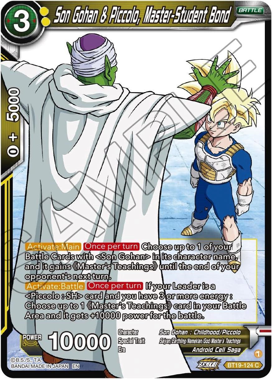 Son Gohan & Piccolo, Master-Student Bond (BT19-124) [Fighter's Ambition] | Event Horizon Hobbies CA