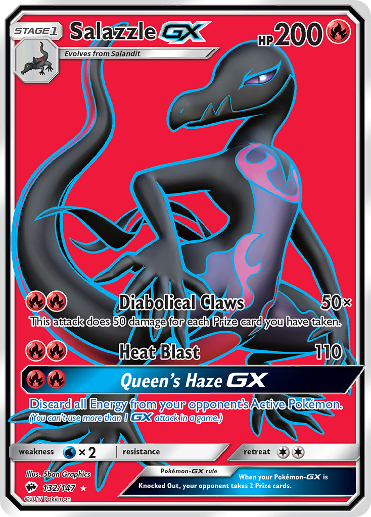 Salazzle GX (132/147) [Sun & Moon: Burning Shadows] | Event Horizon Hobbies CA