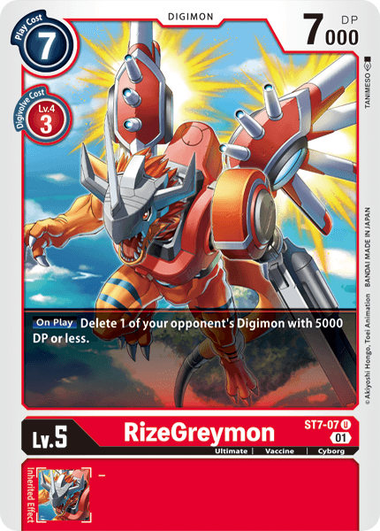 RizeGreymon [ST7-07] [Starter Deck: Gallantmon] | Event Horizon Hobbies CA