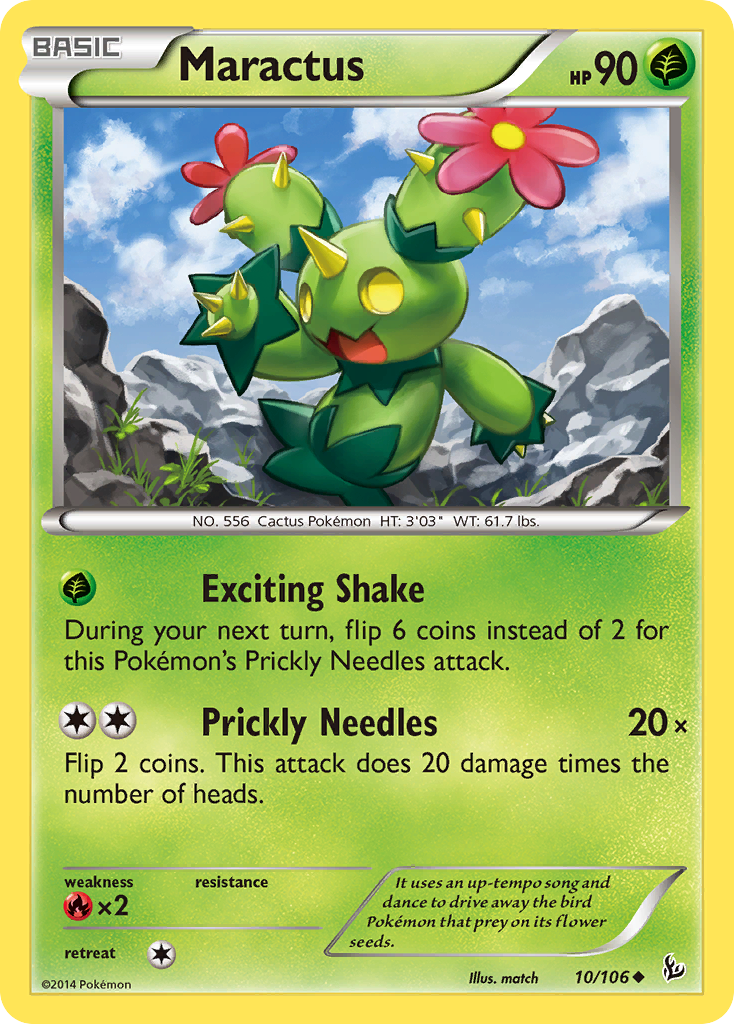 Maractus (10/106) [XY: Flashfire] | Event Horizon Hobbies CA