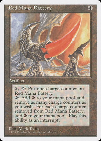 Red Mana Battery [Fourth Edition] | Event Horizon Hobbies CA