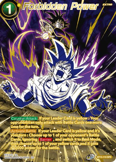 Forbidden Power (SPR) (BT15-119) [Saiyan Showdown] | Event Horizon Hobbies CA