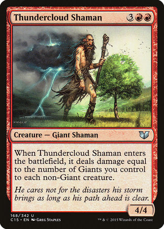 Thundercloud Shaman [Commander 2015] | Event Horizon Hobbies CA