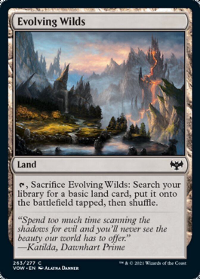 Evolving Wilds [Innistrad: Crimson Vow] | Event Horizon Hobbies CA