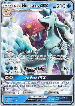 Alolan Ninetales GX (22/145) (Ice Path FTW - Zachary Bokhari) [World Championships 2017] | Event Horizon Hobbies CA