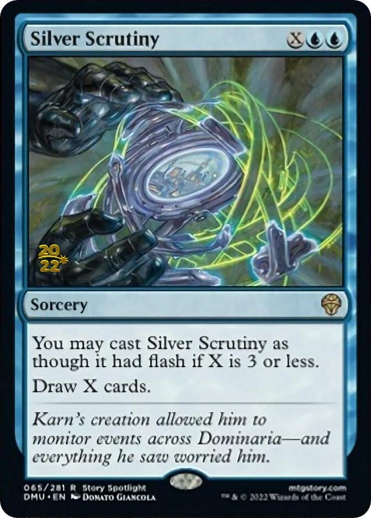 Silver Scrutiny [Dominaria United Prerelease Promos] | Event Horizon Hobbies CA