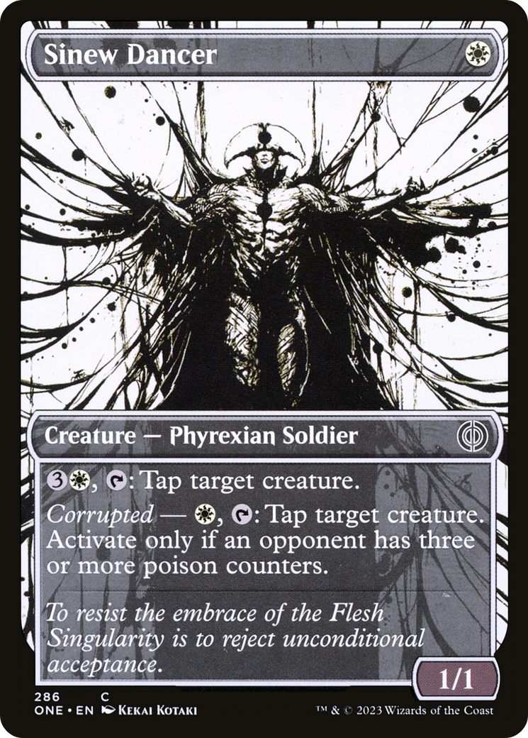 Sinew Dancer (Showcase Ichor) [Phyrexia: All Will Be One] | Event Horizon Hobbies CA