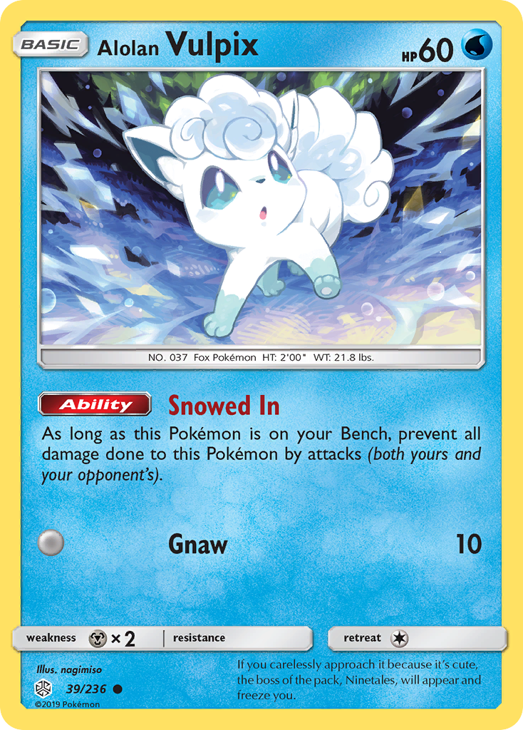 Alolan Vulpix (39/236) [Sun & Moon: Cosmic Eclipse] | Event Horizon Hobbies CA