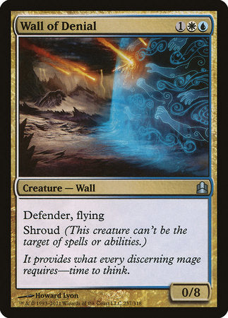 Wall of Denial [Commander 2011] | Event Horizon Hobbies CA