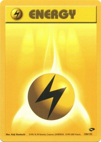 Lightning Energy (130/132) [Gym Challenge Unlimited] | Event Horizon Hobbies CA