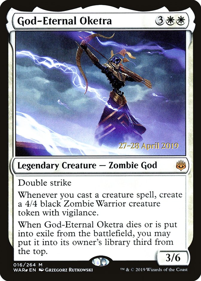 God-Eternal Oketra  [War of the Spark Prerelease Promos] | Event Horizon Hobbies CA