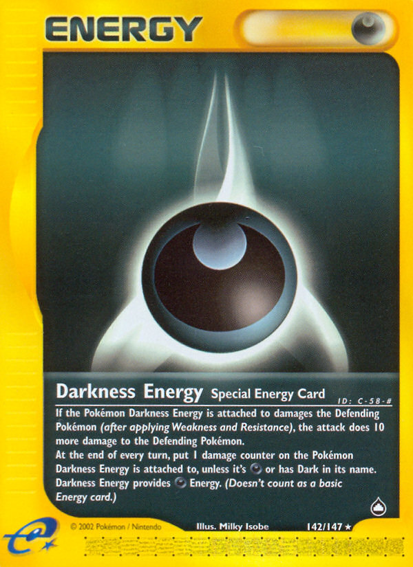 Darkness Energy (142/147) [Aquapolis] | Event Horizon Hobbies CA